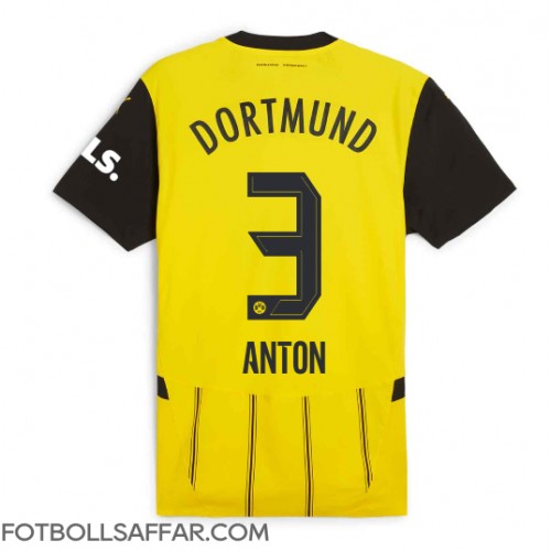 Borussia Dortmund Waldemar Anton #3 Hemmatröja 2024-25 Kortärmad